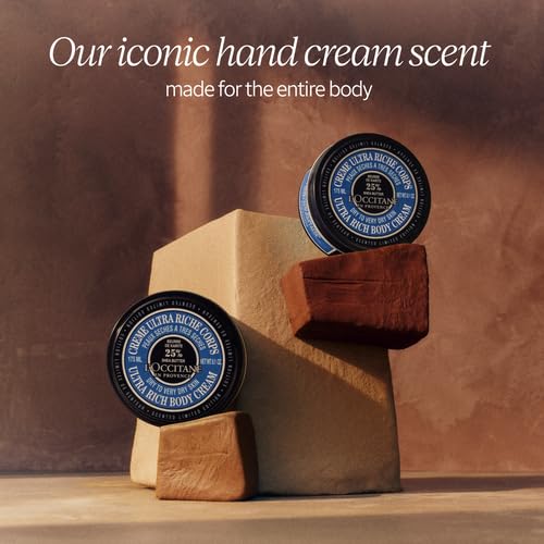 Loccitane product label close-up highlights iconic Shea Butter scent