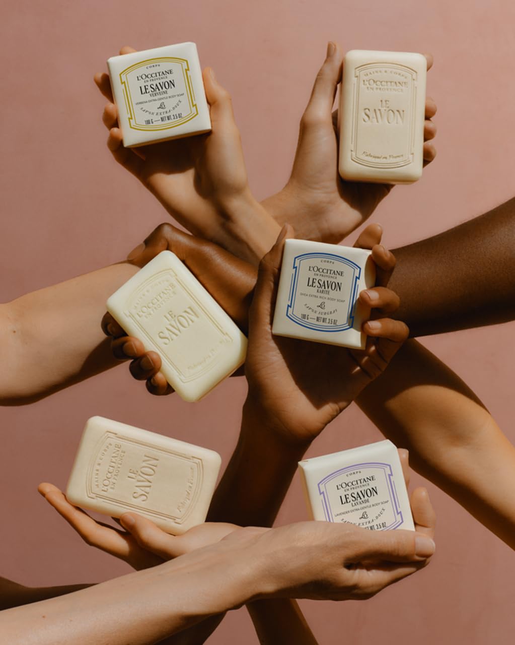 L'Occitane Shea Milk Soap in a cozy bathroom setting for daily cleansing rituals