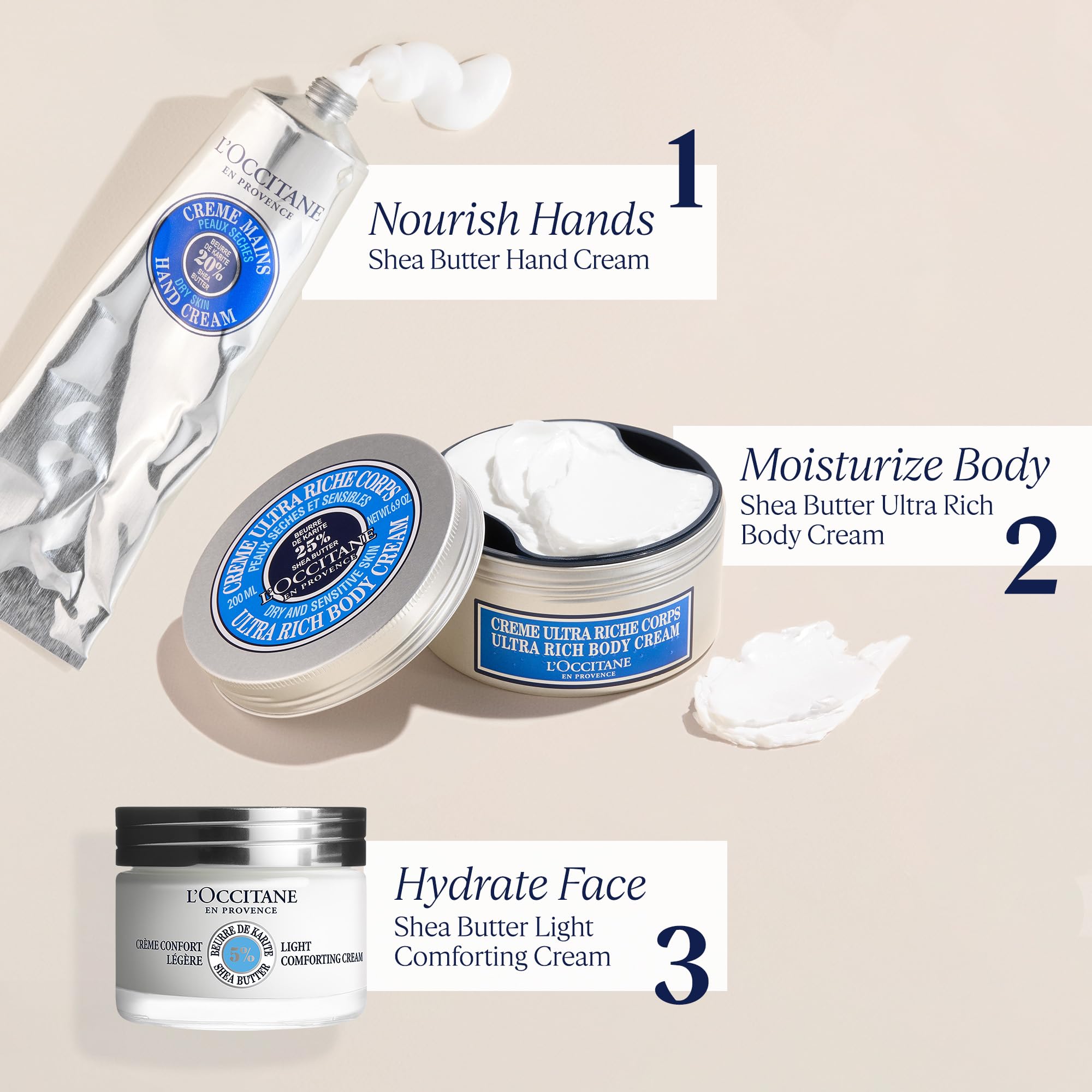 L'OCCITANE vegan formula label on packaging
