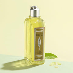Verbena Shower Gel lather spreading on skin for refreshing cleanse