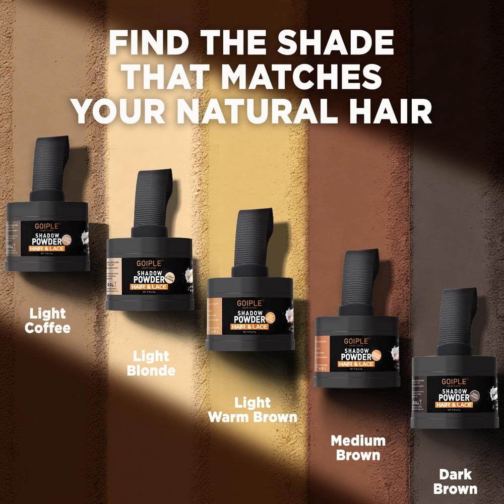 Lockmio Close-up powder application demonstrating natural texture without obvious lines