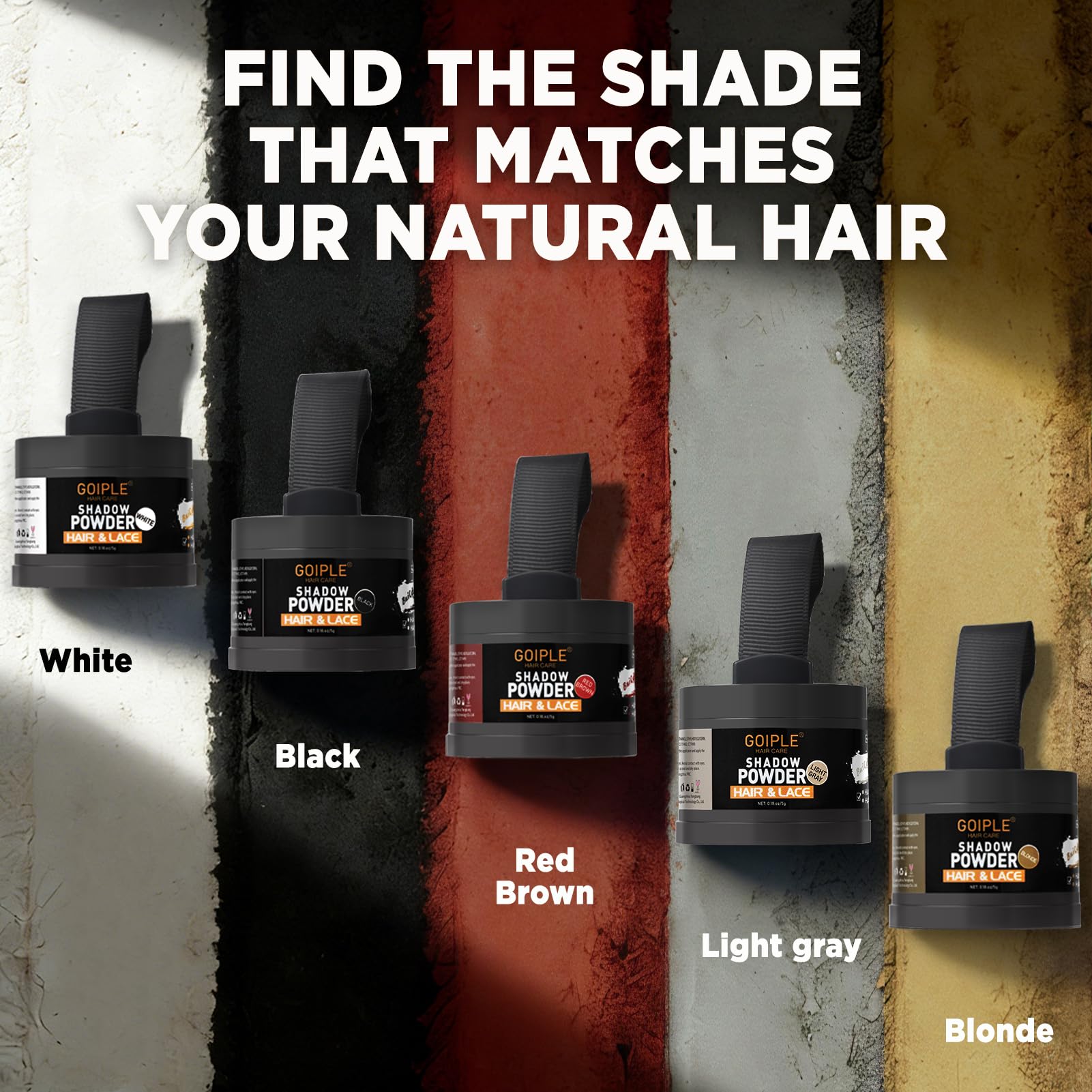 Lockmio discreet hairline concealment powder provides subtle, blendable coverage.