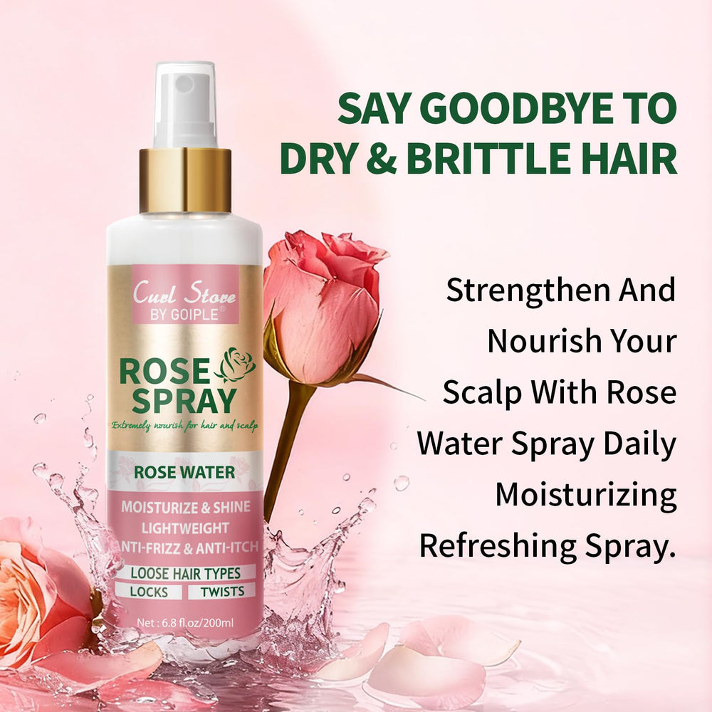 After retwist, Lockmio rose water spray adds moisture to locs