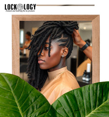 Aplicación suave de aceite para dreadlocks con menta y árbol de té para hidratación