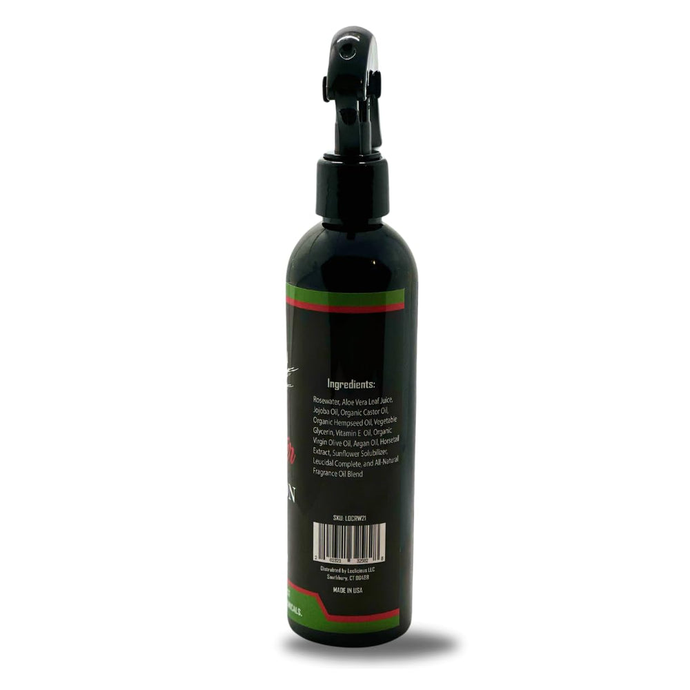 Loclicious uso diario para refrescar y revitalizar locs y cabello.