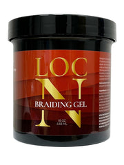 LOCN Gel de trenzas con fijacion extra y control del encrespamiento diario.