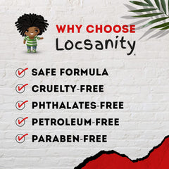 Locsanity Bold Loc Spray: niebla suave en cuero cabelludo.