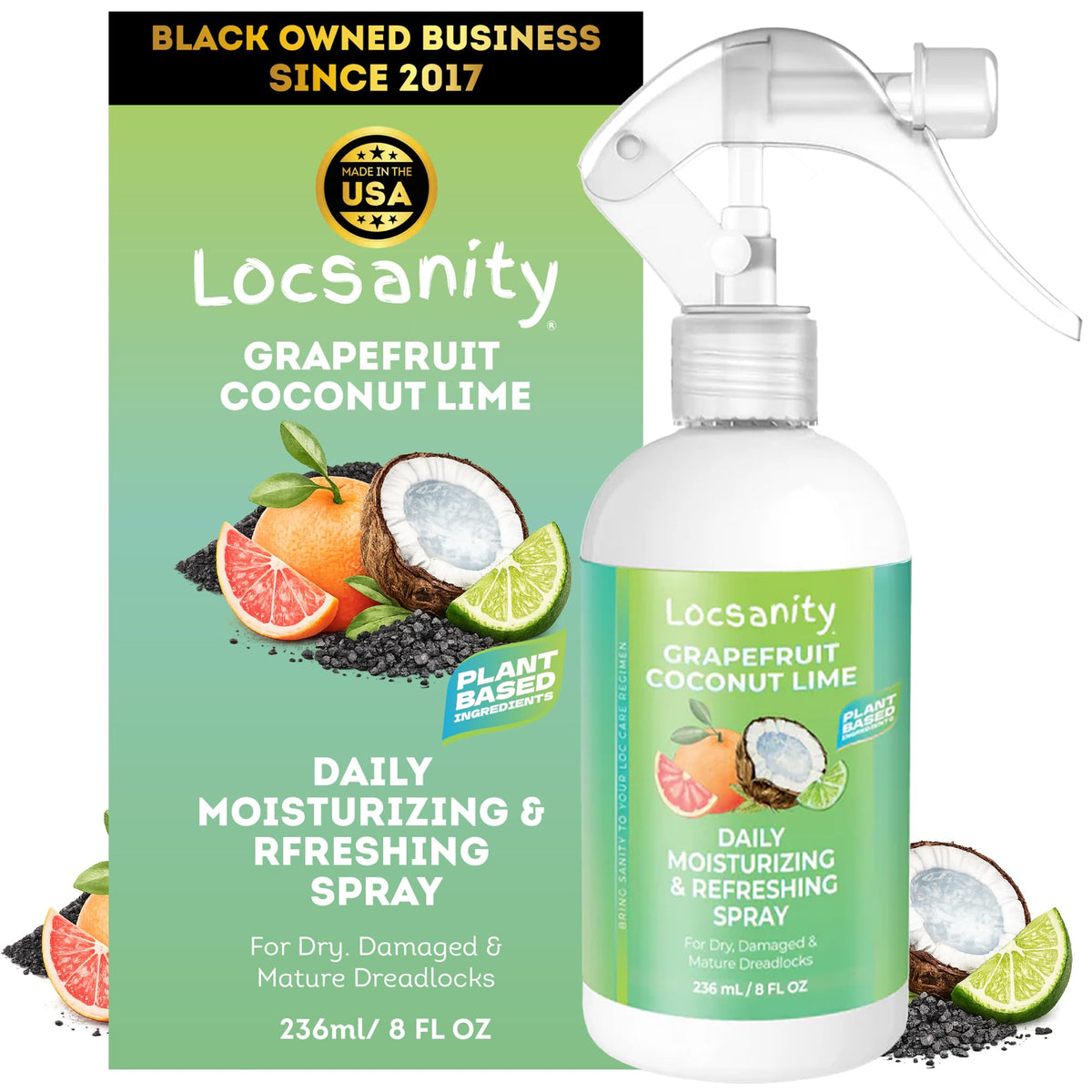 Locsanity: botella-atomizador para hidratar y refrescar el cabello.
