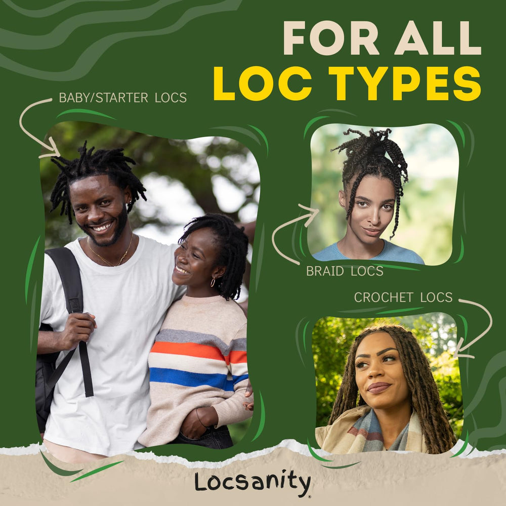 Locsanity locs interlocks y braids con suavizado para peinado diario.