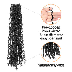 LOCSBYHAND mini spring twist set features soft, durable synthetic fiber.