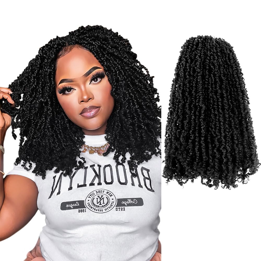 LOCSBYHAND Yanky twist crochet hair pack with pre-looped design for easy installation.