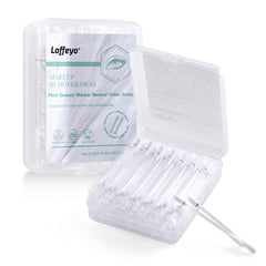Loffeyo liquid-filled swabs cap release demonstrates quick saturation for precise touch-ups.