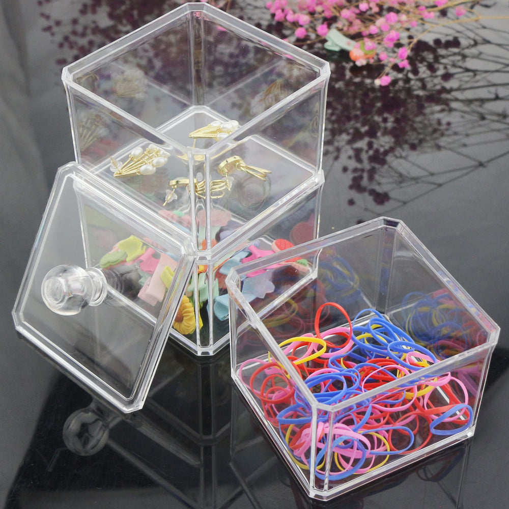 LOHRYVIO stackable lids keep items neatly stored and dust-free