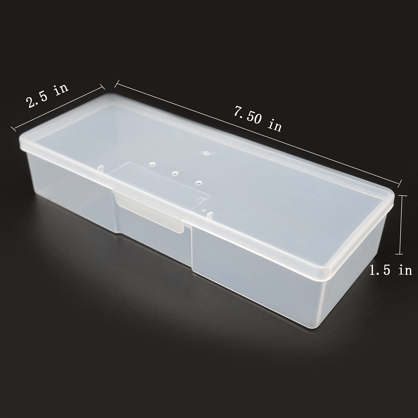 Lokyango clear nail tool box contents highlight compact travel-ready storage