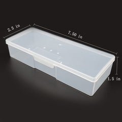 Lokyango clear nail tool box contents highlight compact travel-ready storage