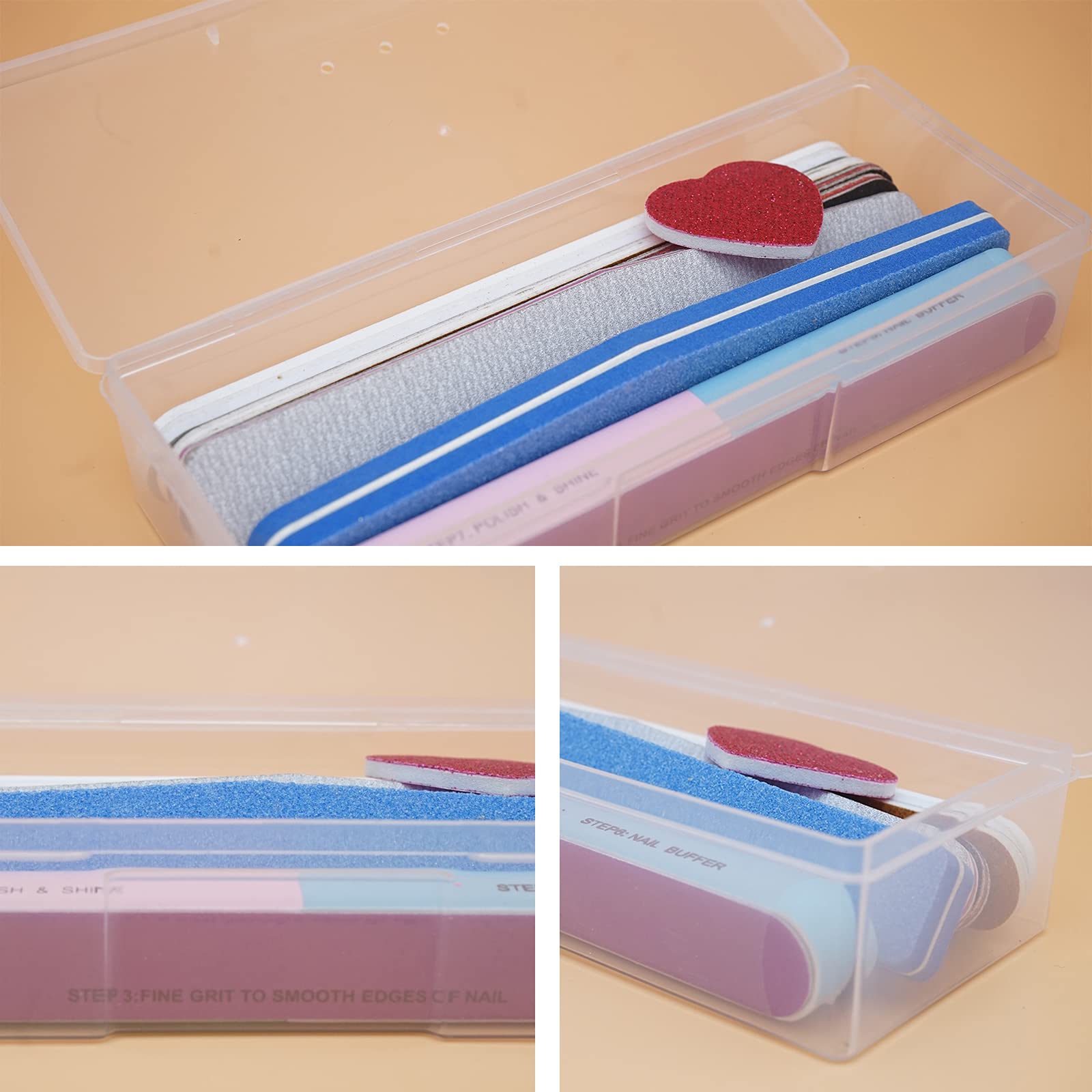 Lokyango manicure-pedicure kit storage in a transparent case for salons