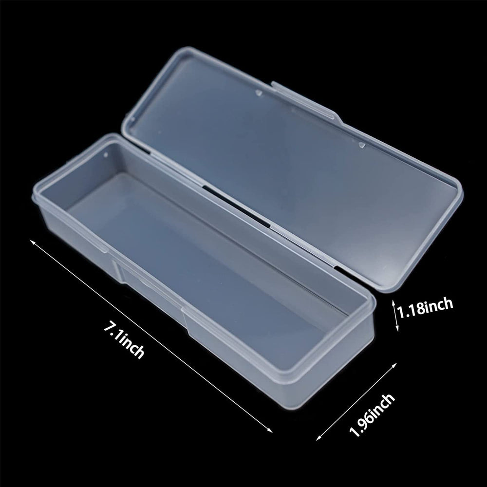 Lokyango nail supplies storage box translucent design for portability