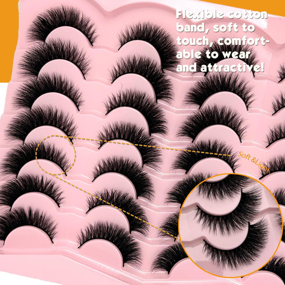 loladook 3D C Curl lashes with soft fibers for subtle glamour