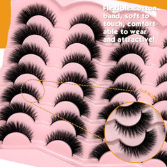 loladook 3D C Curl lashes with soft fibers for subtle glamour