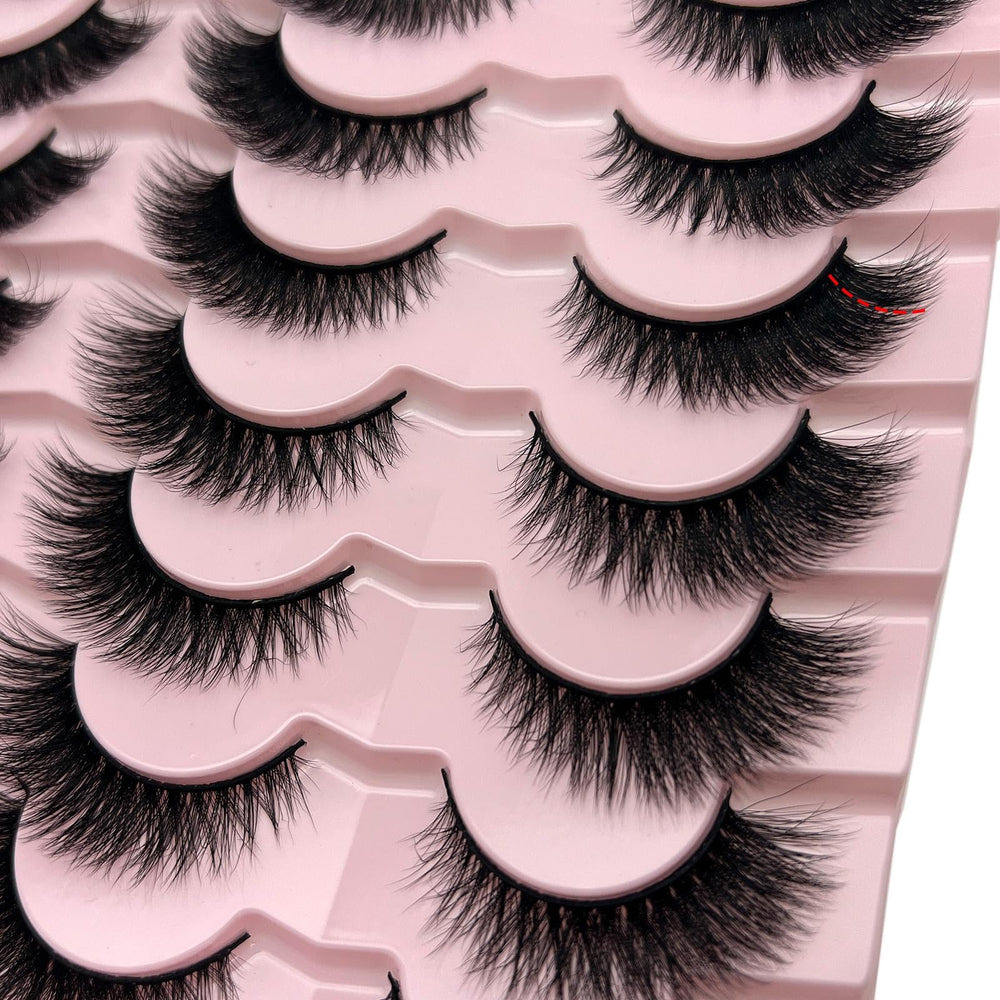 loladook fox eye style lashes for dramatic finish