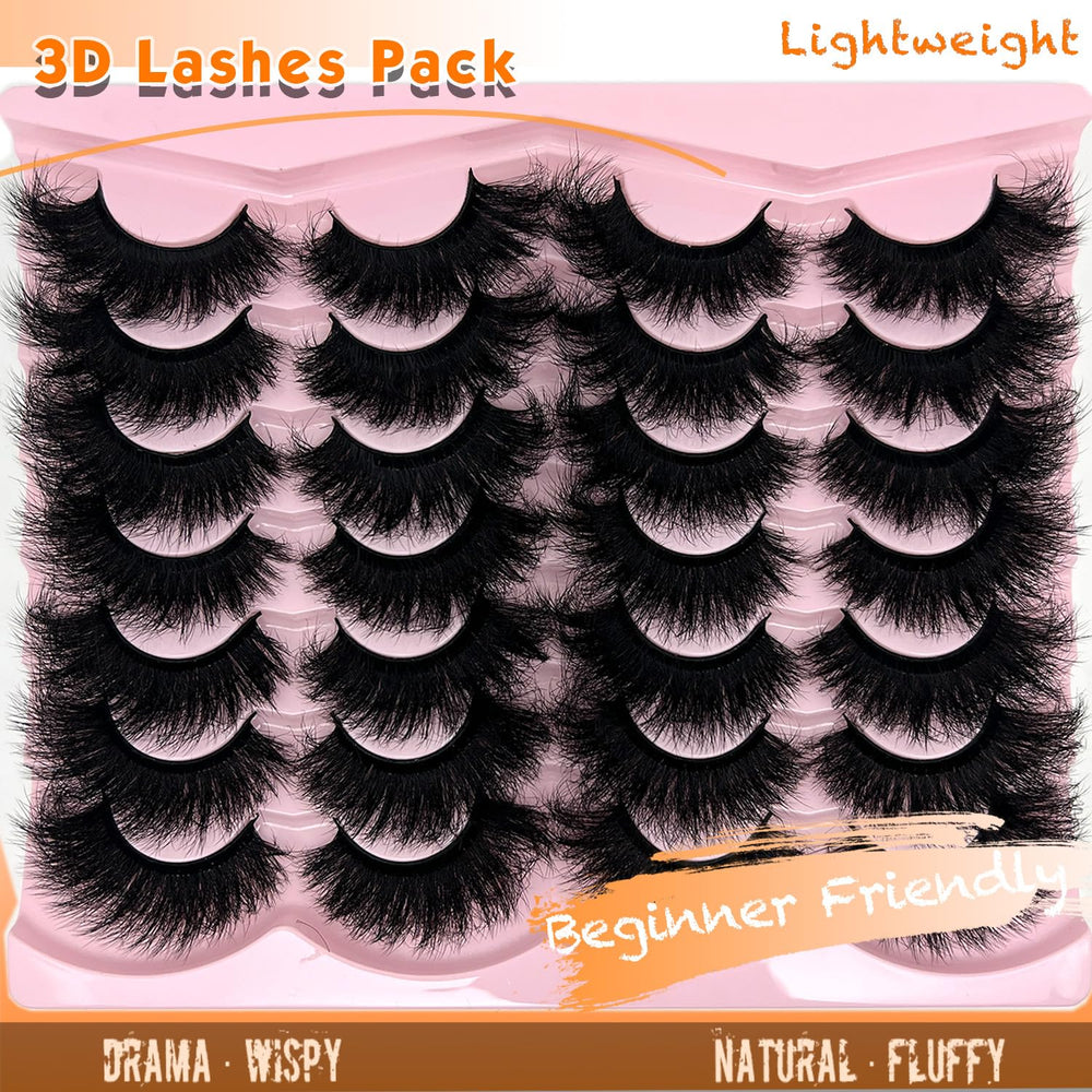 Loladook Mink Lashes easy application and removal with flexible band.