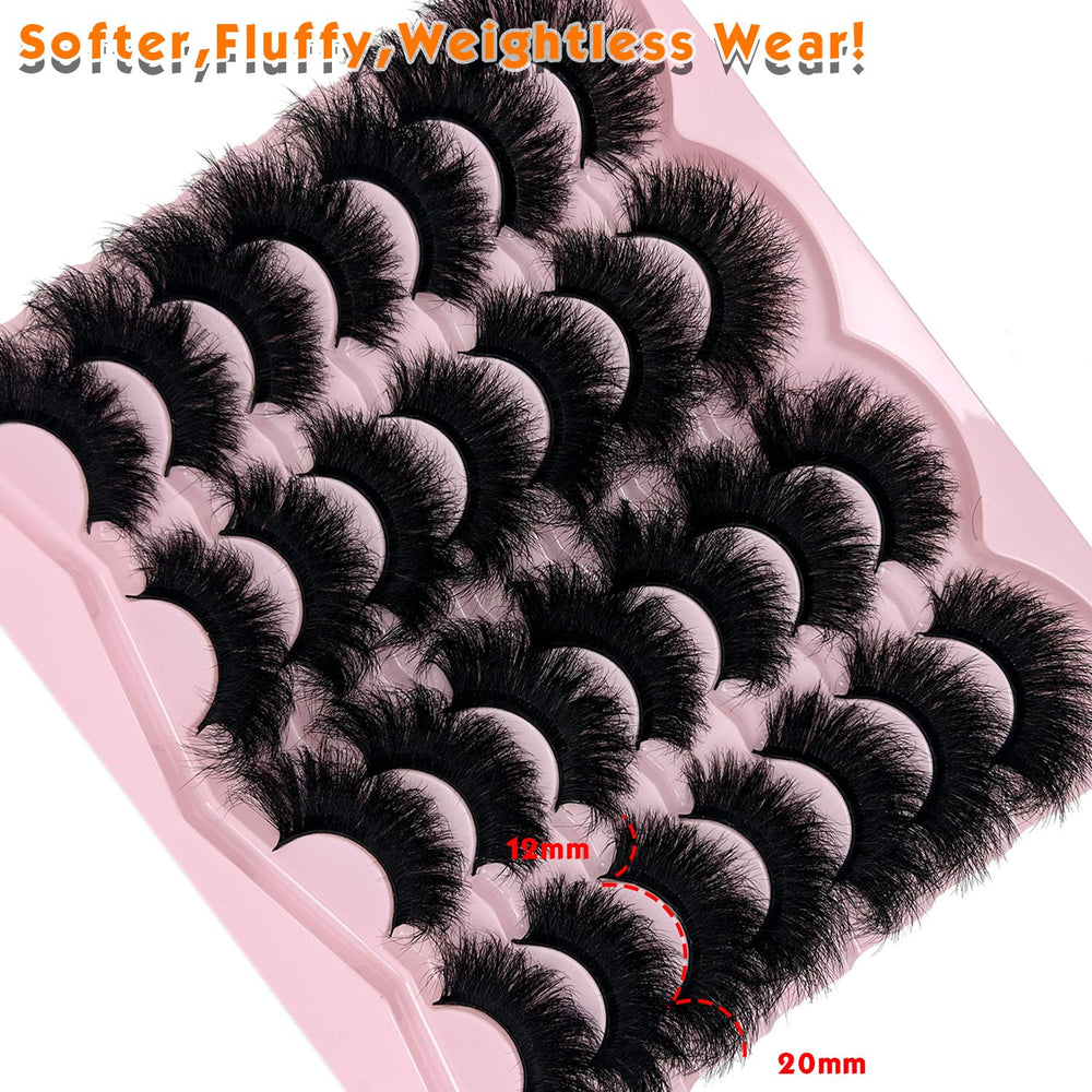 Loladook Mink Lashes soft band cotton for comfortable all-day wear.