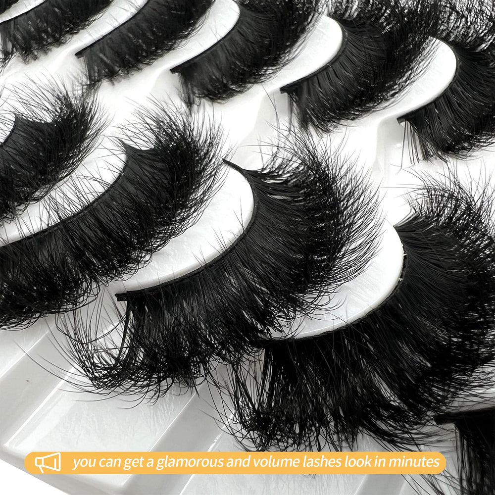 Loladook voluminous lashes for dramatic cat-eye effect.