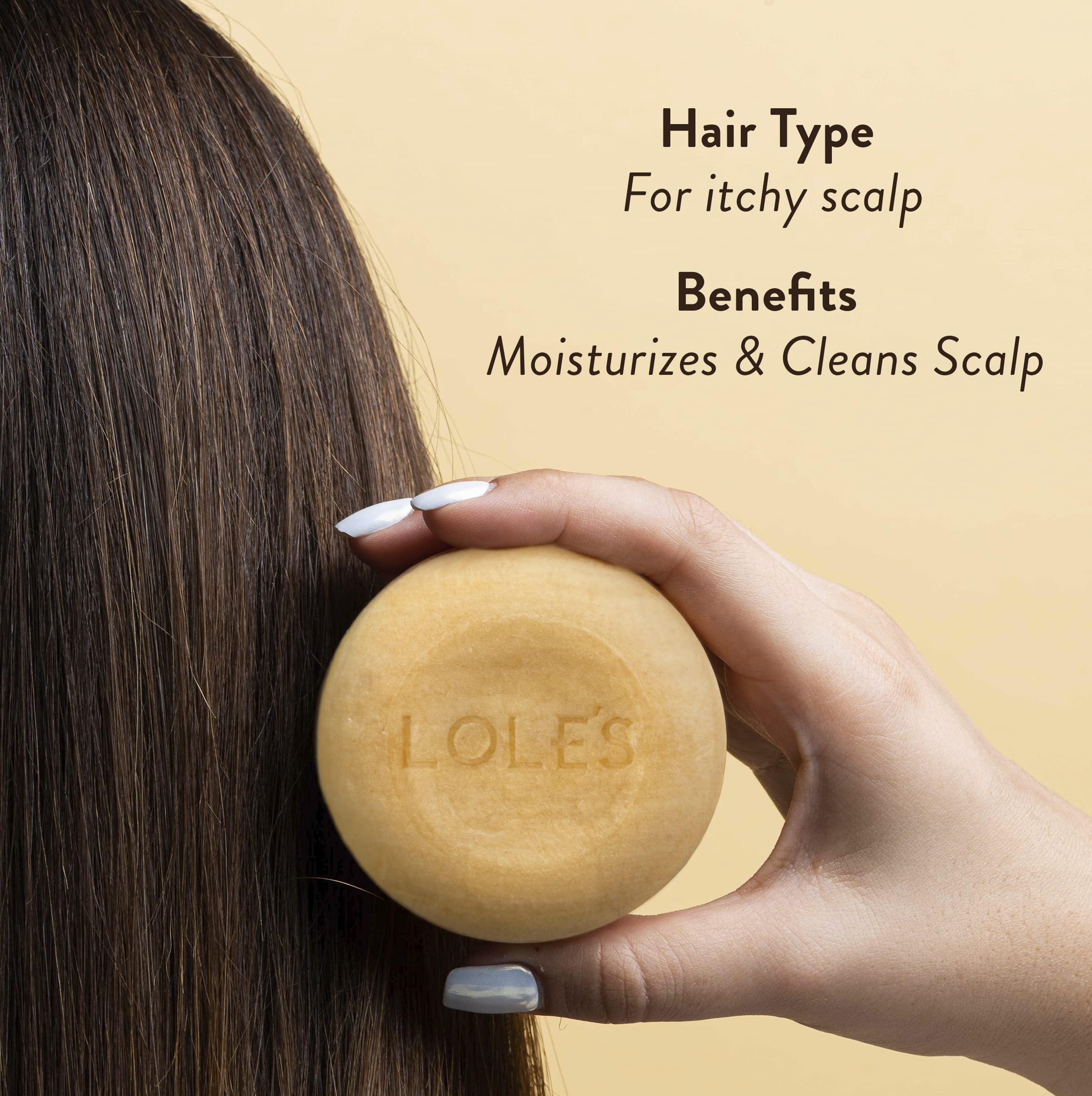 Silicone-free formula shown for lightweight, clean hair.