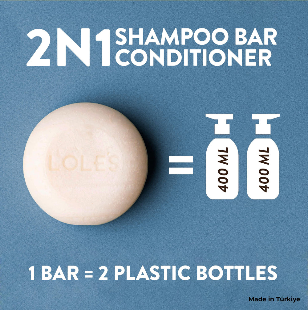 LOLE'S travel-friendly solid bar fits easily in bags for on-the-go use.