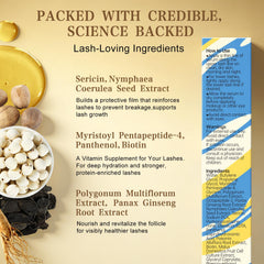 LOLX blue lotus seed extract detail emphasizes soothing, conditioning benefits.
