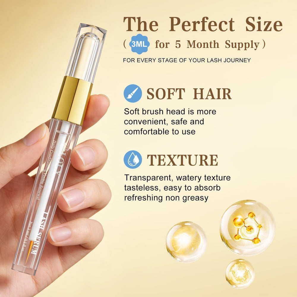 LOLX six-plant extract blend demonstrates natural lash nourishment.