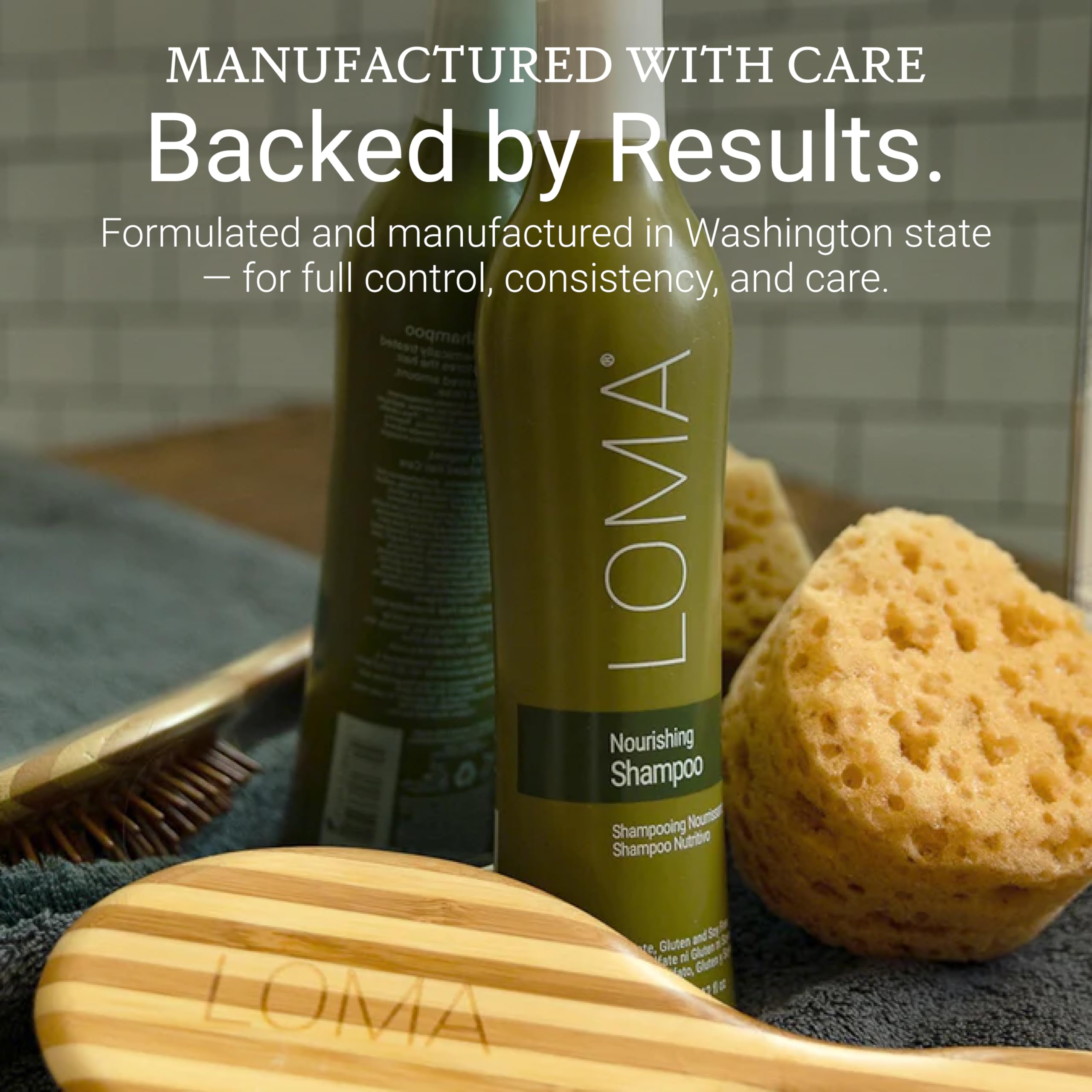LOMA champú nutritivo: aceite de oliva aporta nutrición instantánea