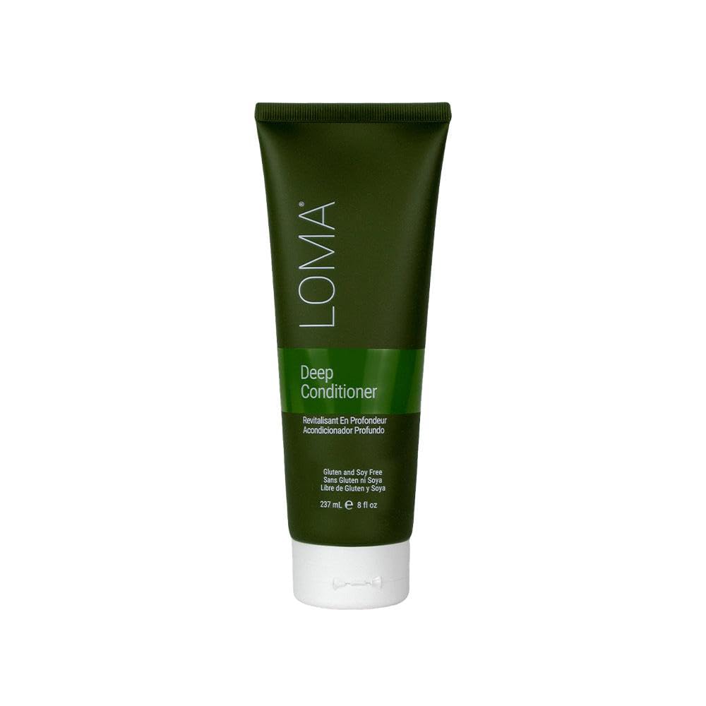 LOMA Acondicionador Profundo: botella visible para hidratación intensa del cabello.