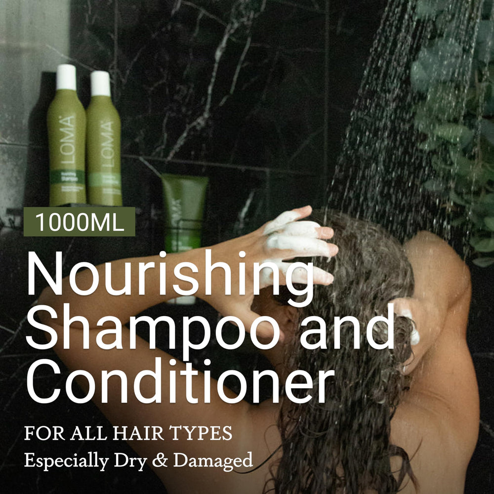 LOMA Duo Pack box shown for an all-in-one hair care routine