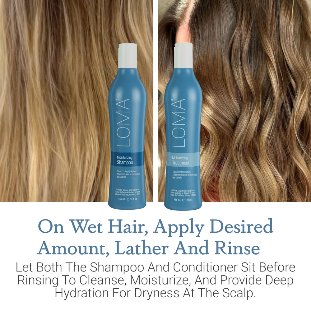 Loma shampoo fragrance notes of Mango-Orange-Tangerine enhance the cleansing experience