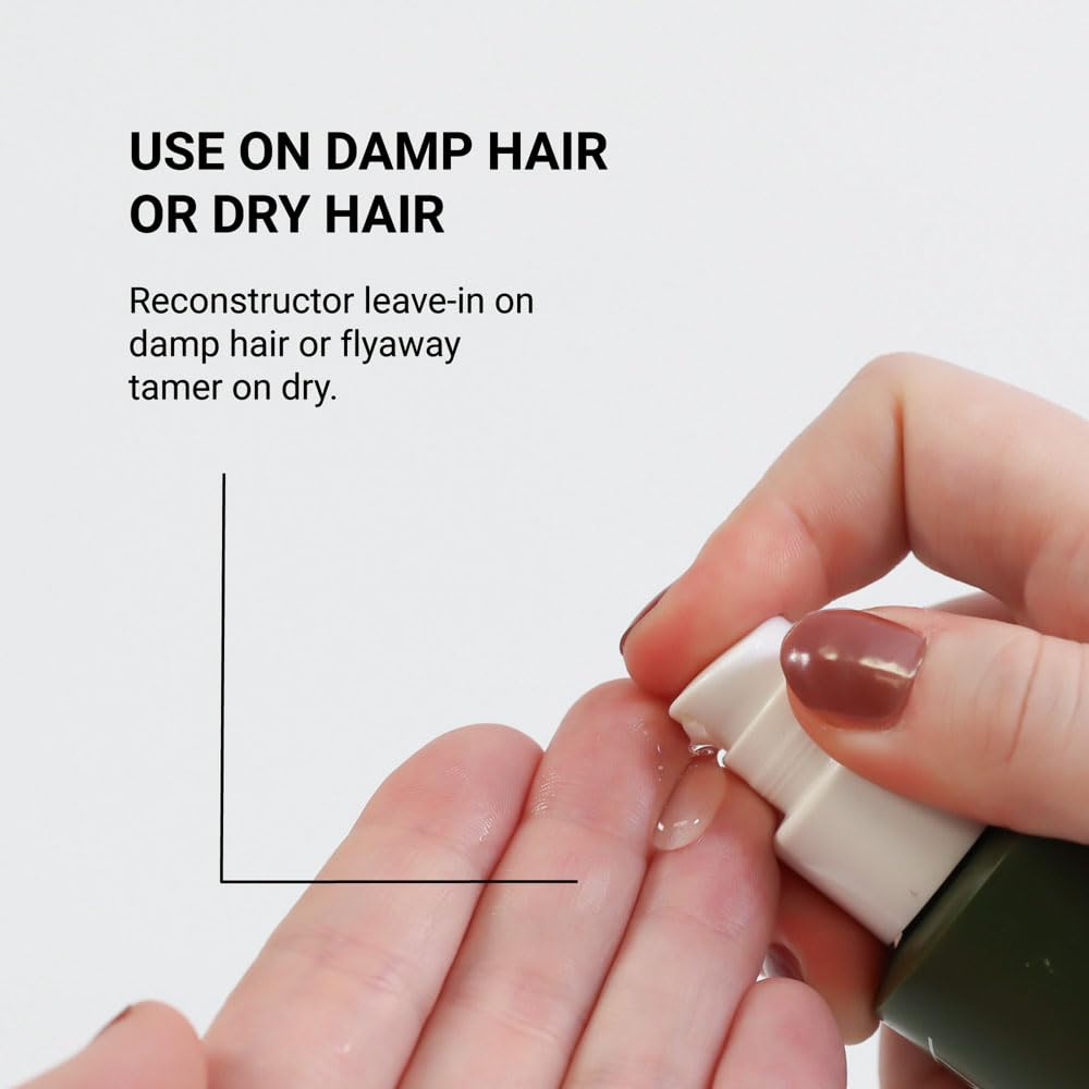 Loma Hair Tonic application scene ideal for post-wash styling and shine.