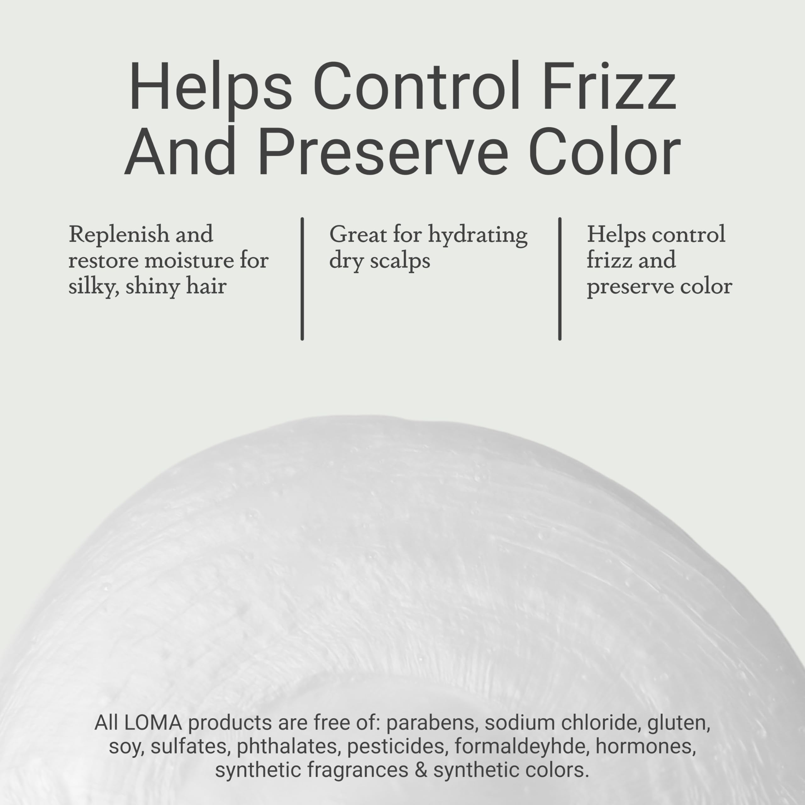 LOMA bottle with USA-made seal signals quality and authenticity.