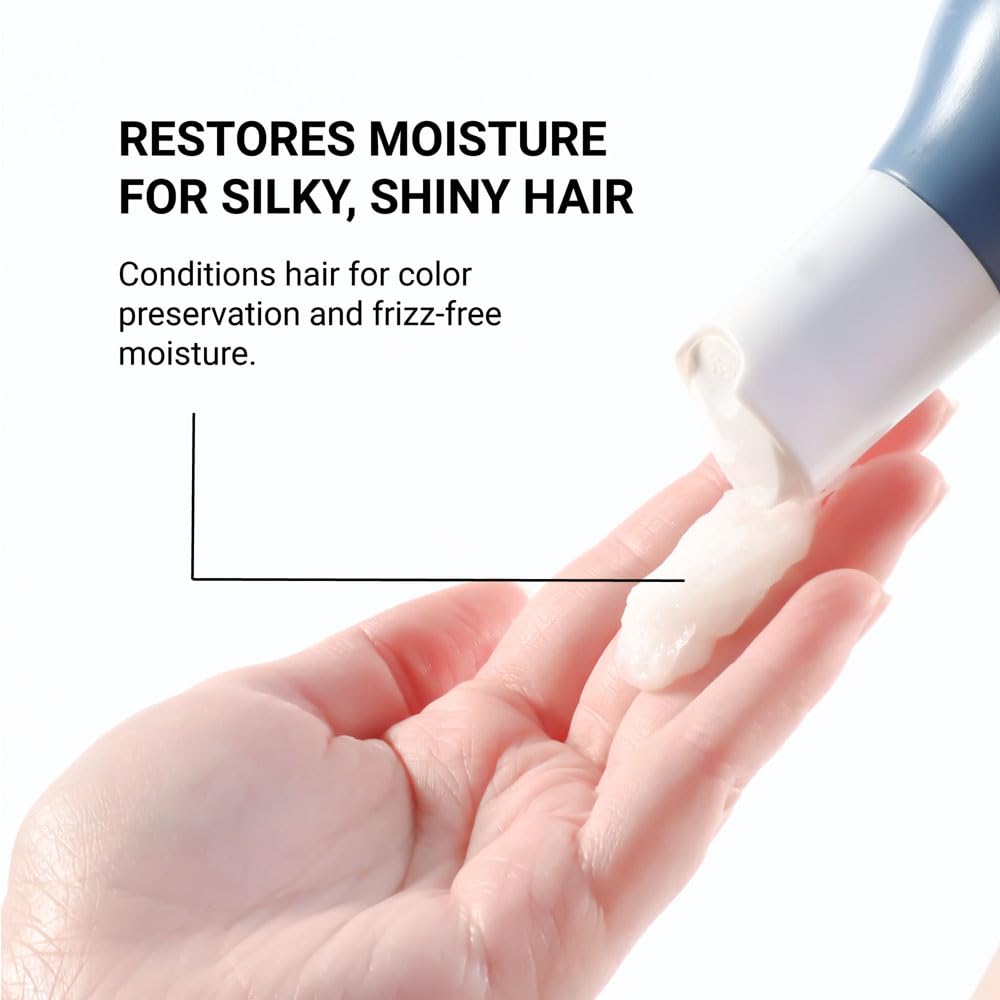 Loma Moisturizing Treatment USA-made label showcasing chemical-free formula for hair.