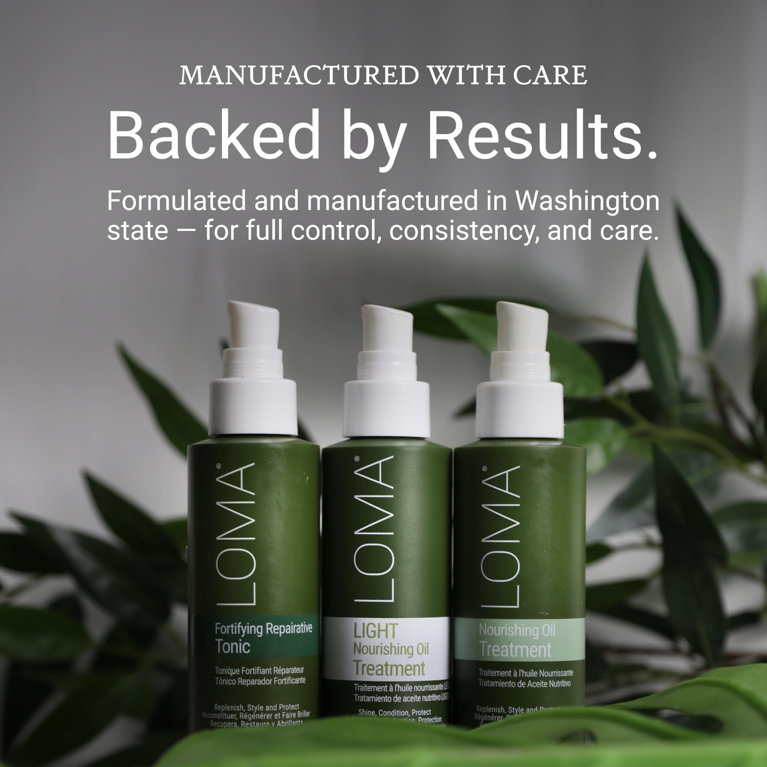 Loma Nourishing Oil Treatment application on skin showing multi-use potential