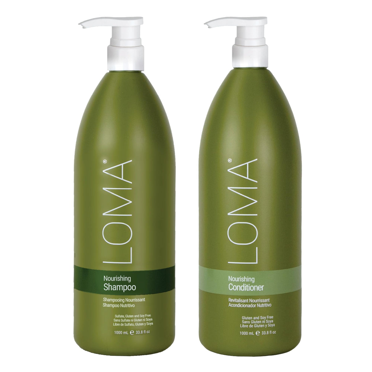 LOMA Nourishing Shampoo bottle with luxurious cleanse for color-treated hair