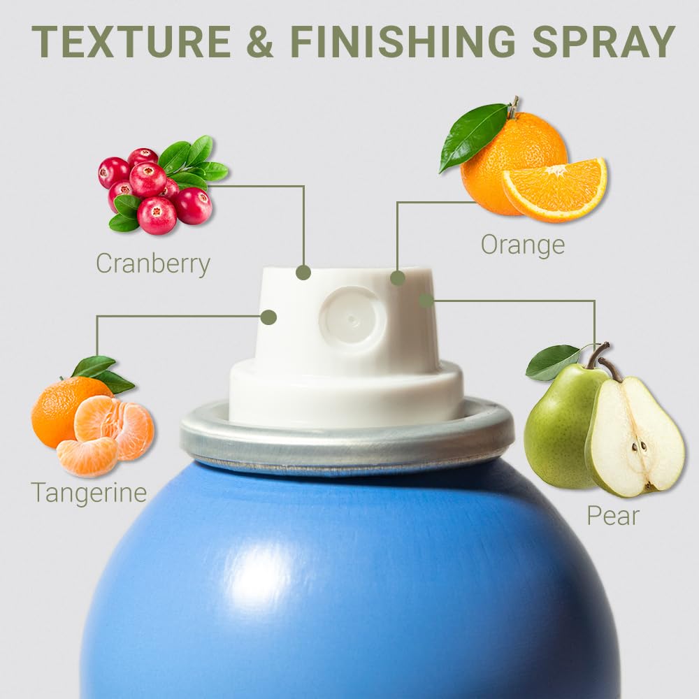 Loma Texture & Finishing Spray mist supports tousled, undone styling.