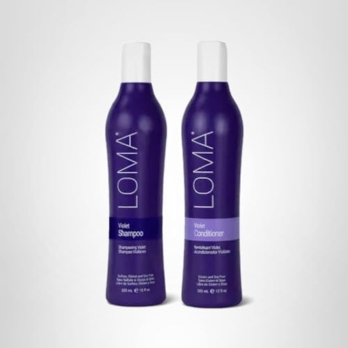 Loma Violet Duo back-label detail notes sulfate-free and color-pigment toning.