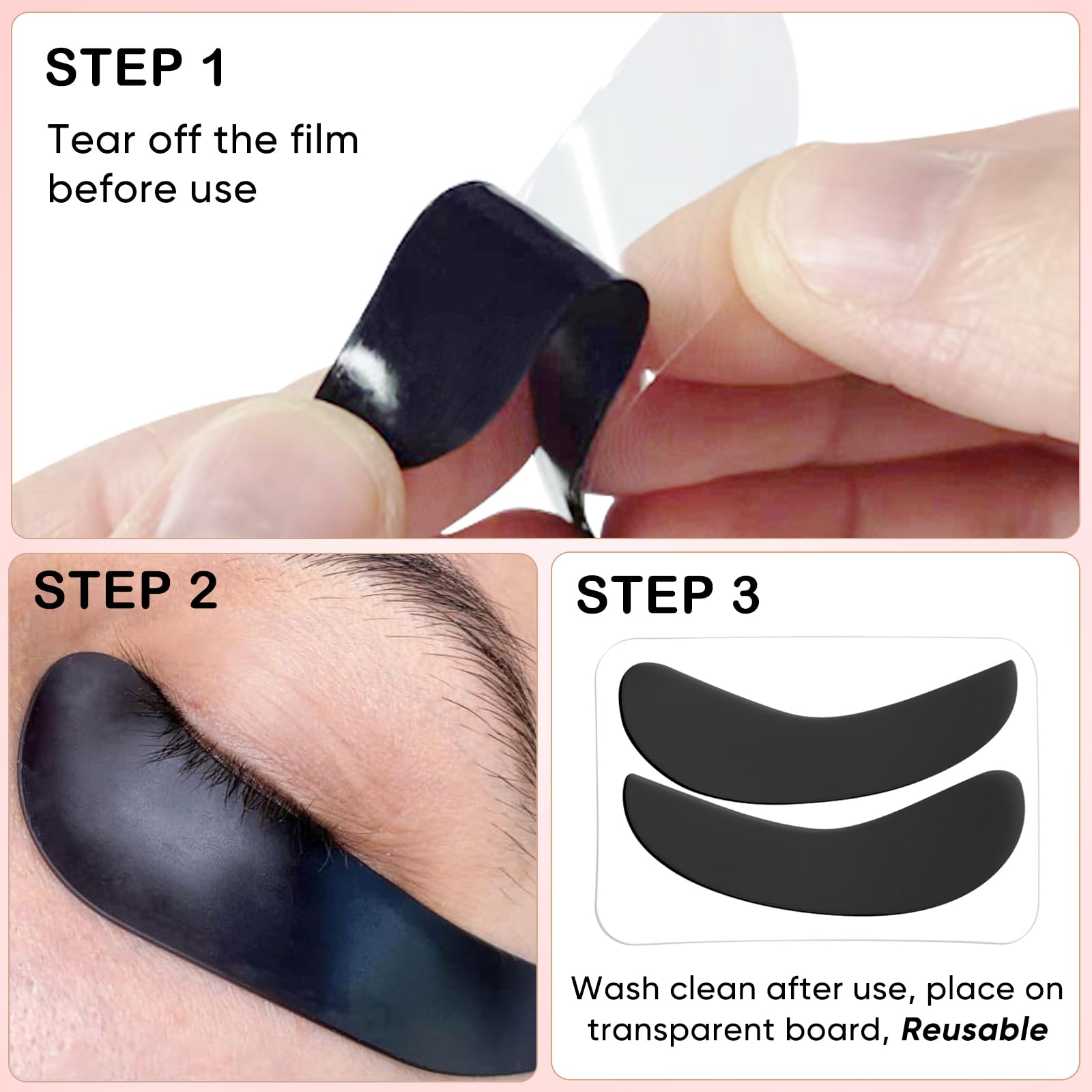 Lomansa tinte negro de brillo en pestañas y cejas para un look definido.
