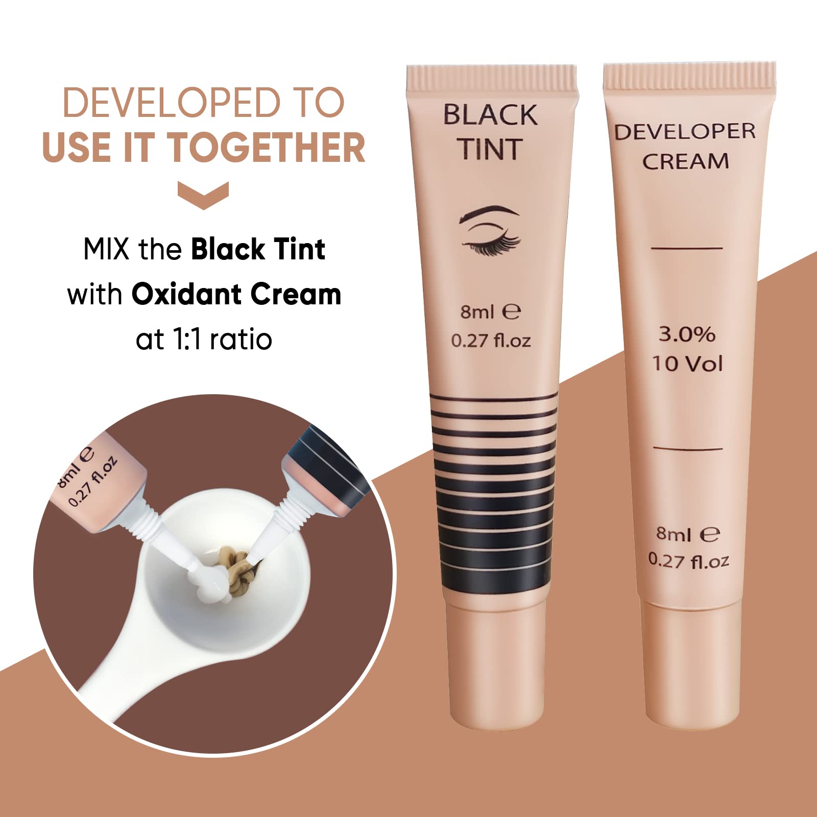 Lomansa Lash Color Kit incluye guantes para protección durante la aplicación.