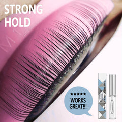 Lomansa lash lift glue dries quickly with residue-free removal