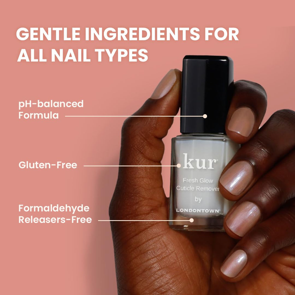 LONDONTOWN Cuidado de uñas al natural con acabado limpio y suave.