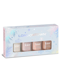 LONDONTOWN Illuminating Nail Concealer Bubble bottle close-up shows smooth, streak-free application.