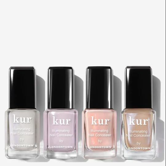 LONDONTOWN Illuminating Nail Concealer Original bottle demonstrates fast one-step coverage.