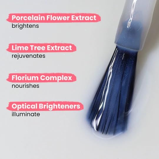 LONDONTOWN Illuminating Nail Concealer travel-friendly tube resting on a vanity.