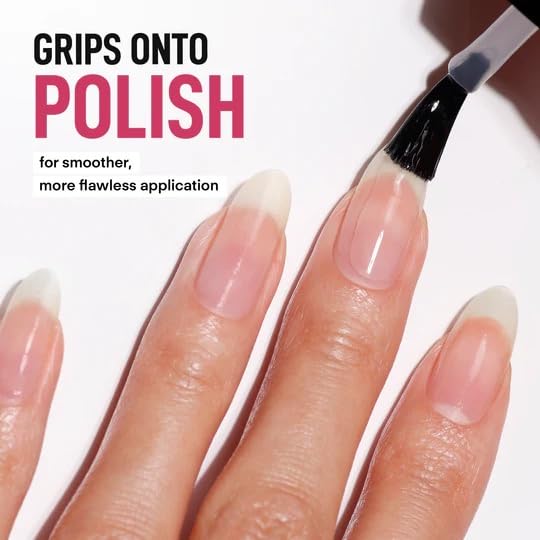LONDONTOWN Gel Genius Top Coat creates a glossy, streak-free shell.